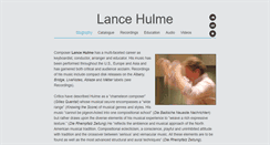 Desktop Screenshot of lancehulme.com